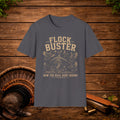 Flock Buster Hunting T-Shirt | Fall Turkey Season Tee | Wild Wonderful Wear