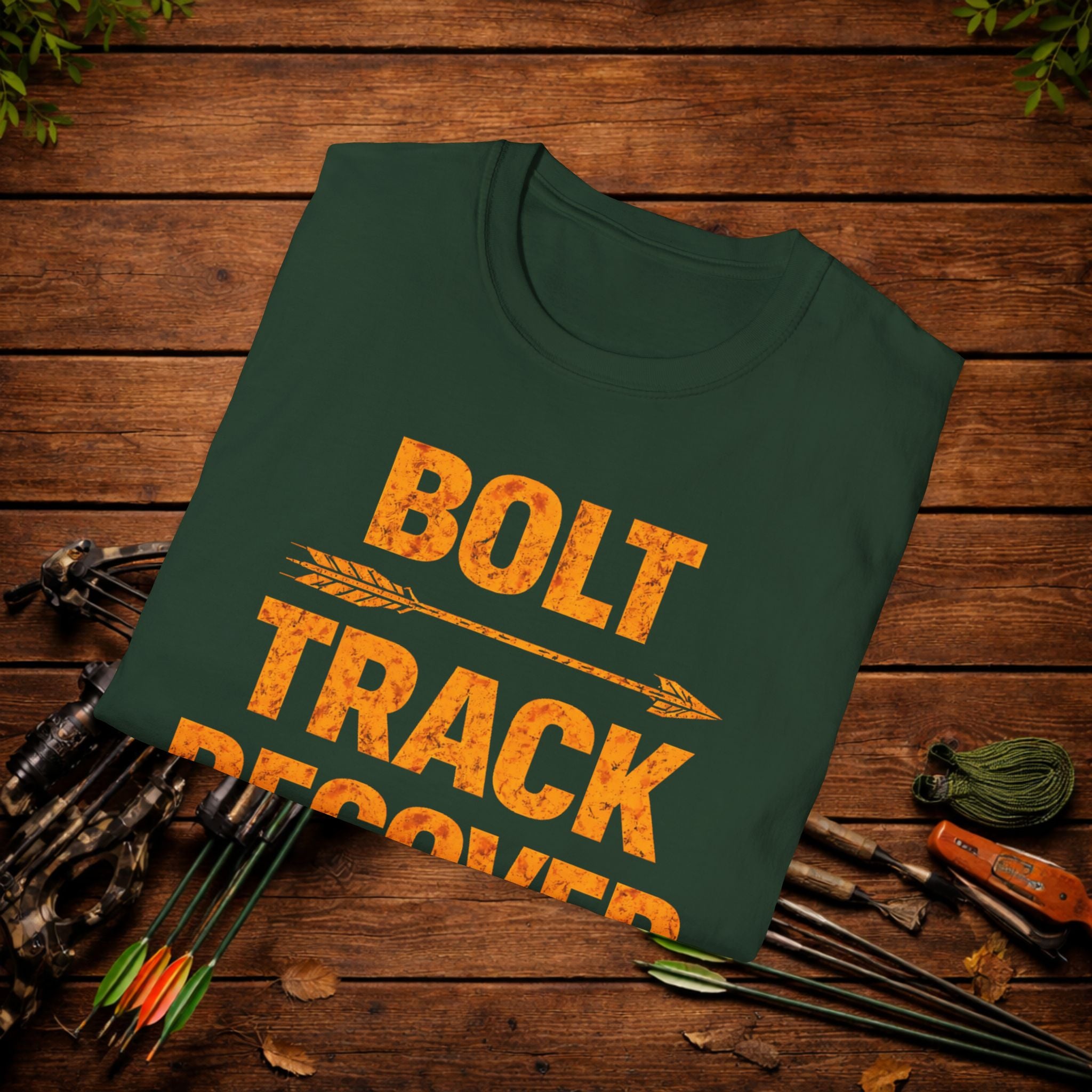 Bolt Track Recover Crossbow Hunting Shirt – Deer Hunting Tee – Bowhunter Apparel – Hunter Gift