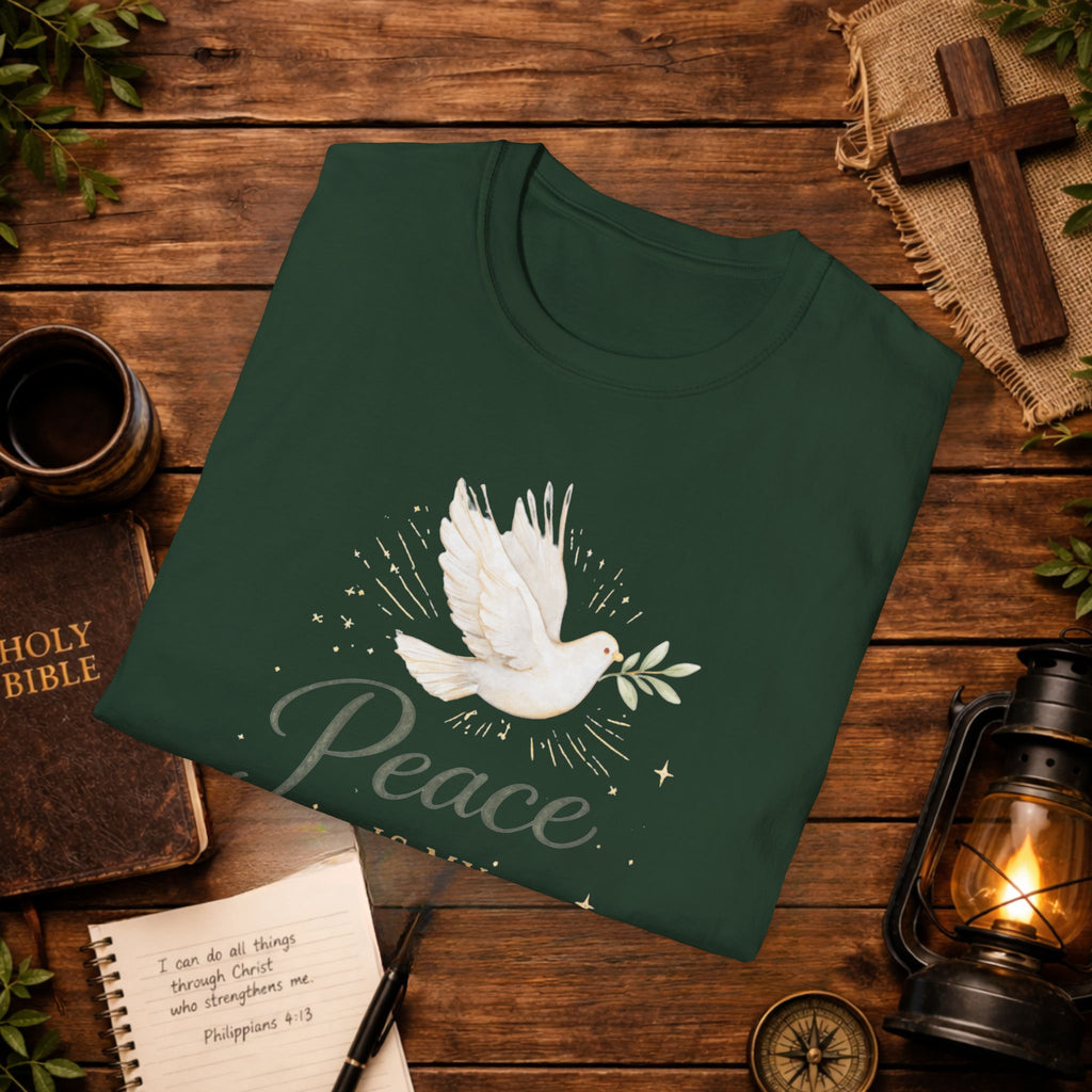 Peace Is My Inheritance T-Shirt — Dove Faith Inspirational Tee