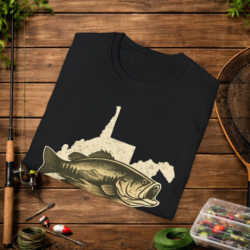 Bass Fishing Shirt Vintage | Largemouth Bass Graphic Tee | Fisherman Gift | Outdoor Fishing Shirt | Angler Apparel | Lake Life Tee