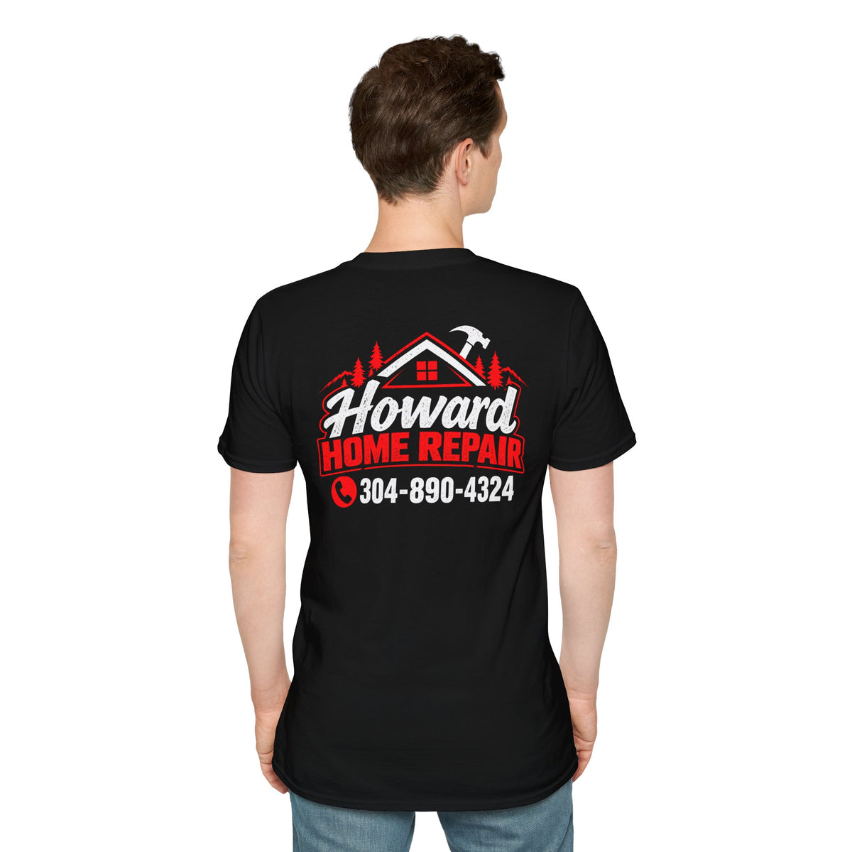 Home Repair T-Shirt — Howard Home Repair Logo & Phone Number