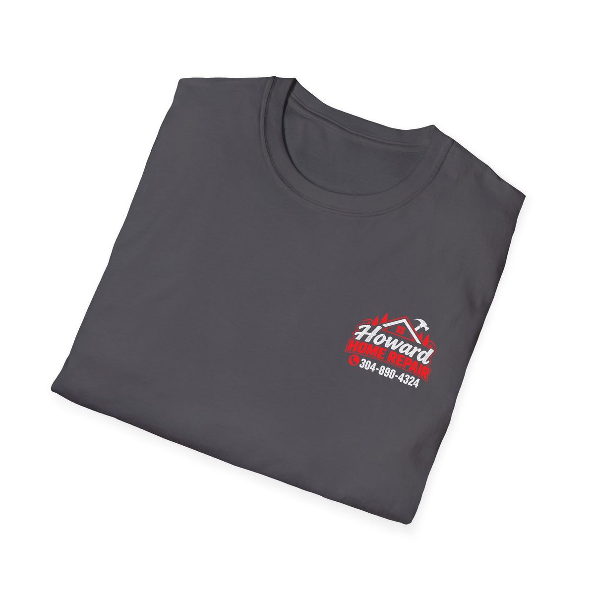 Howard Home Repair T-Shirt — Logo & Contact Workwear