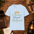 Chosen Royal Redeemed T-Shirt | Christian Faith Crown Tee