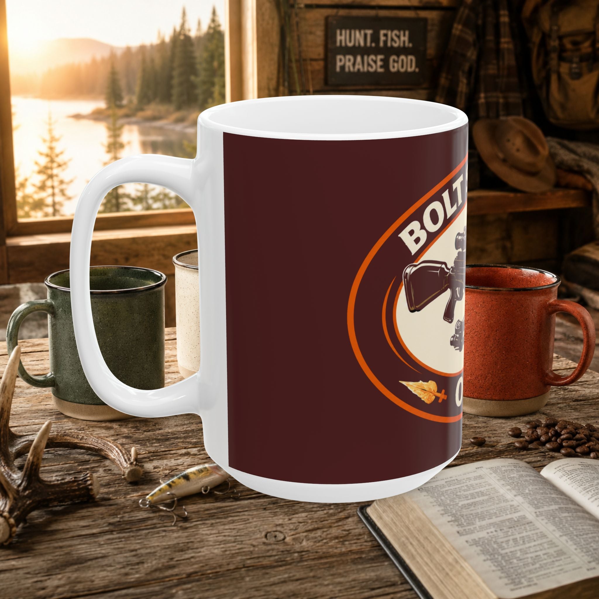 Bolt Slingers Only Crossbow Hunting Ceramic Mug – Gift for Crossbow Hunters | 11oz & 15oz