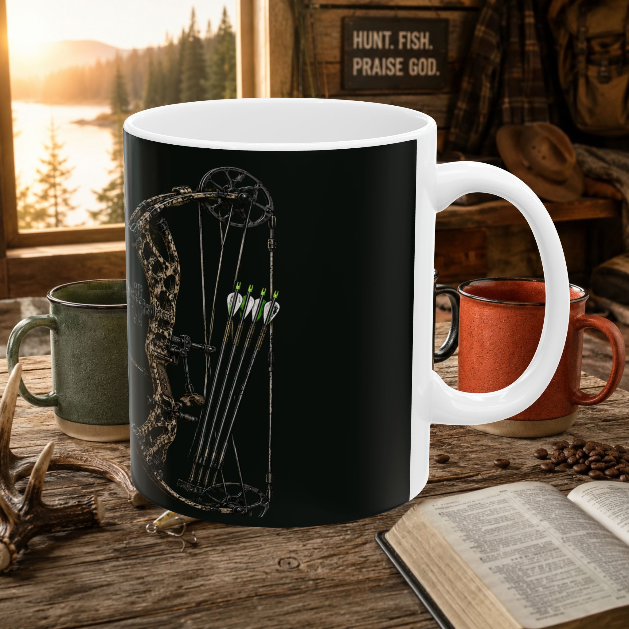 Bowhunter Coffee Mug -This is the Last upgrade Hunting Gift (11oz/15oz)