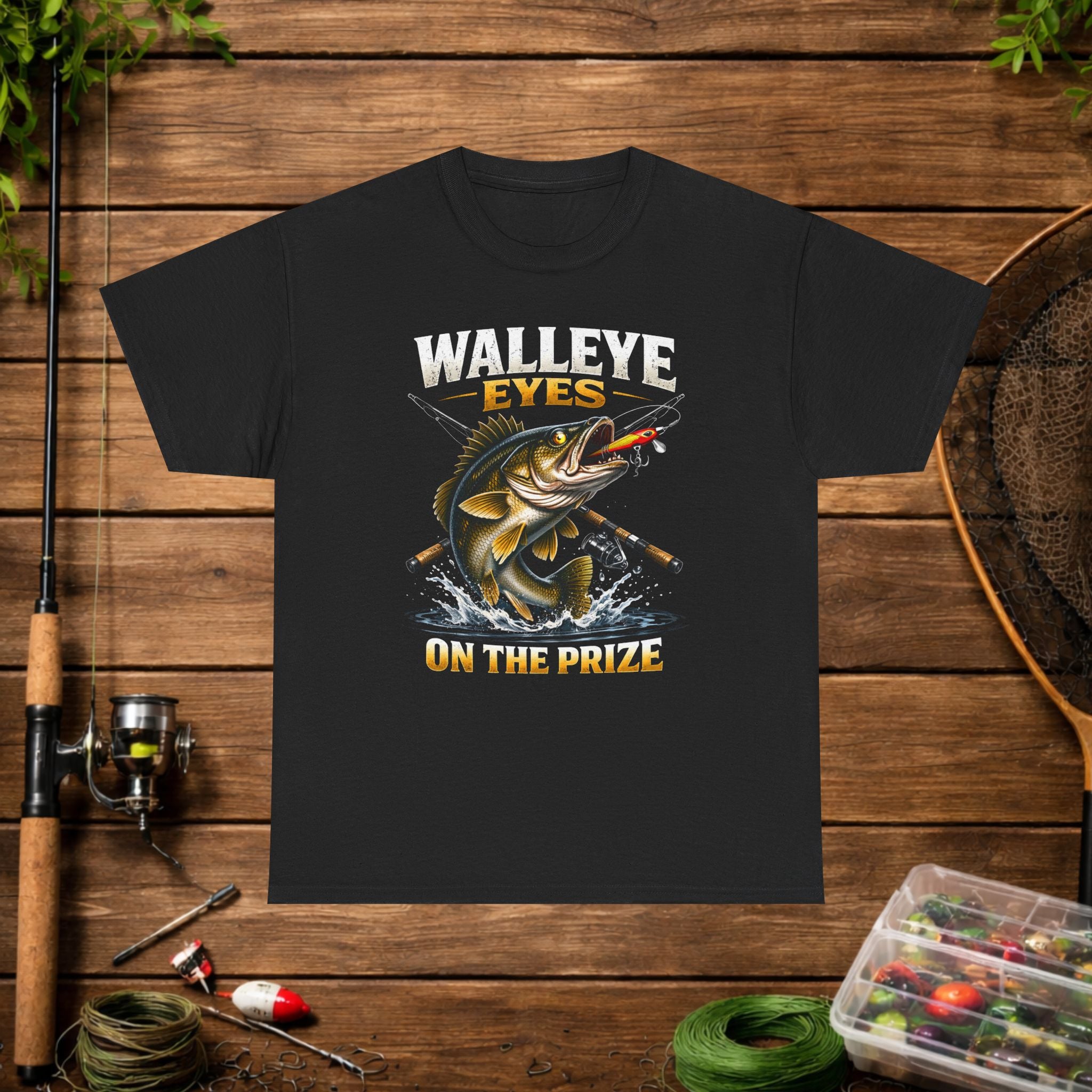 Walleye Fishing Shirt – Walleye Eyes on the Prize Tee – Funny Angler Shirt – Fisherman Gift