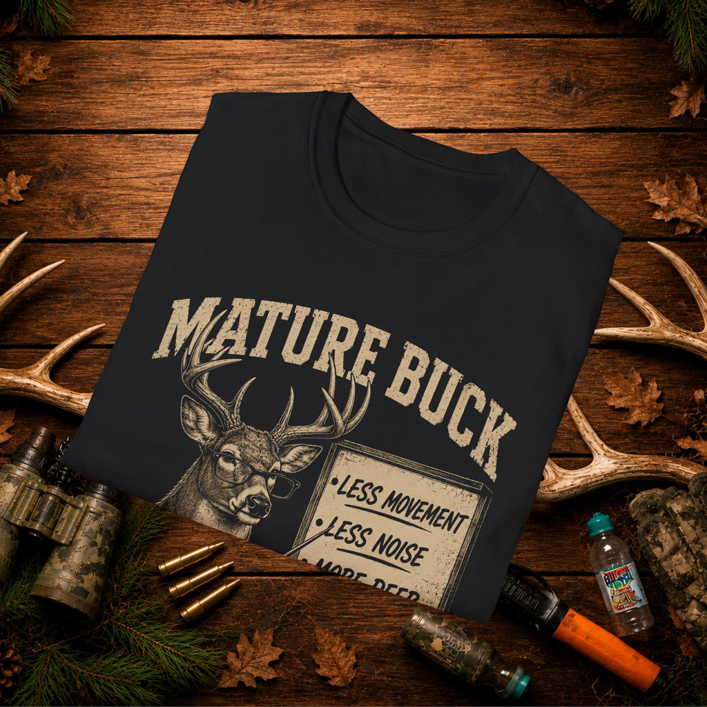 Mature Buck Educator T-Shirt — Funny Deer Hunting Tee