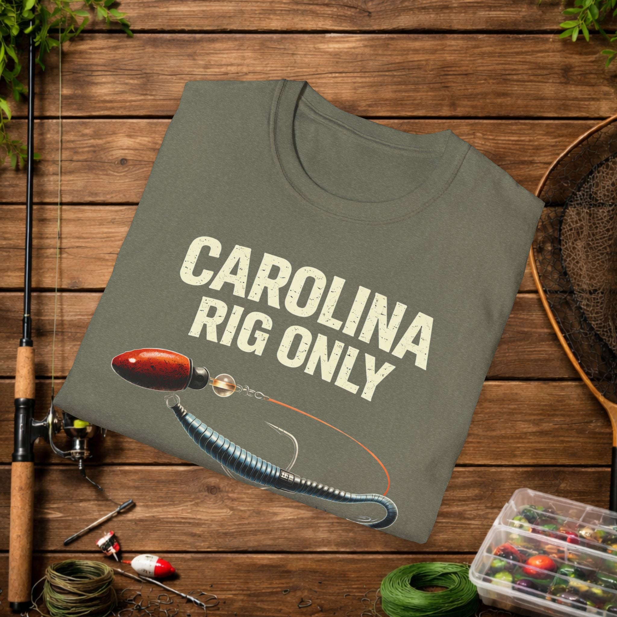 Carolina Rig Only Shirt – It’s a Southern Thing Fishing Tee – Bass Fishing Rig Shirt – Funny Fishing Shirt for Anglers