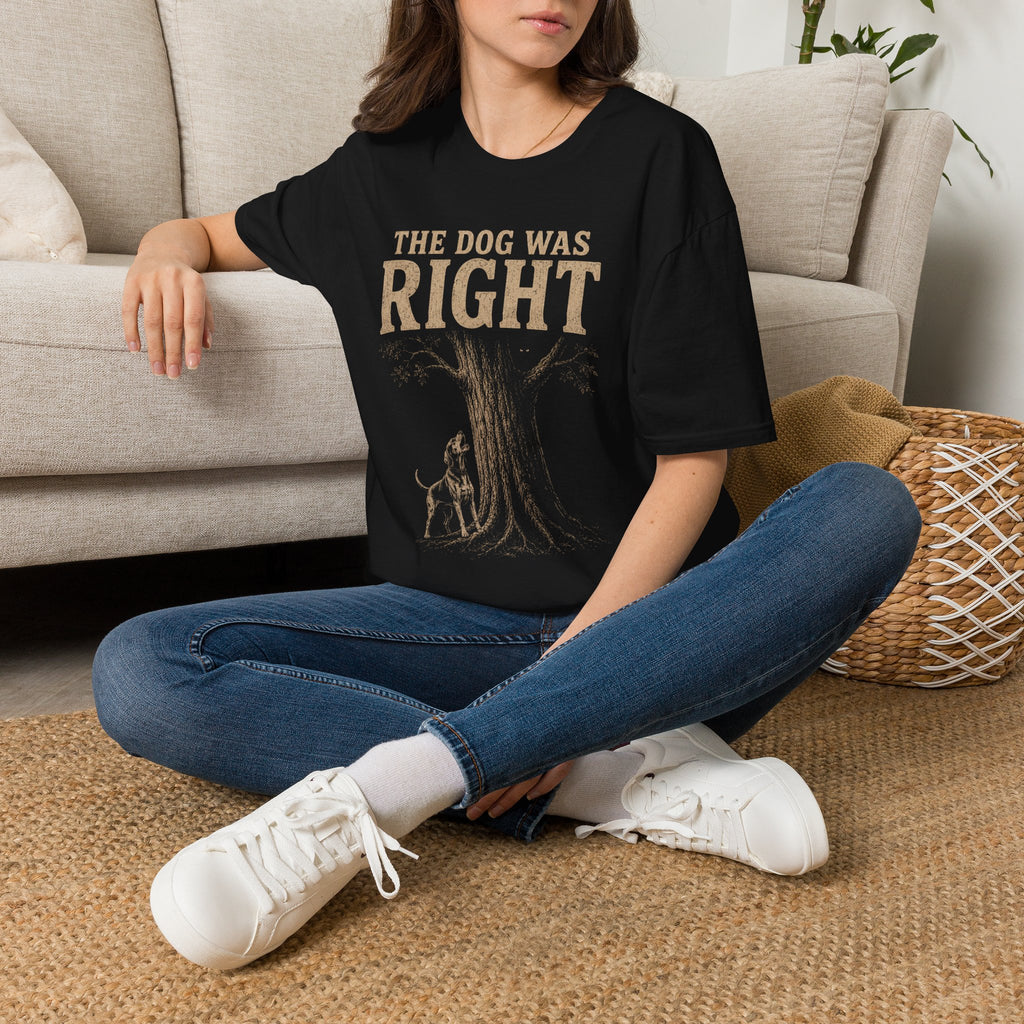 The Dog Was Right Coon Hunting T-Shirt | Vintage Houndsman Tee | Wild Wonderful Wear