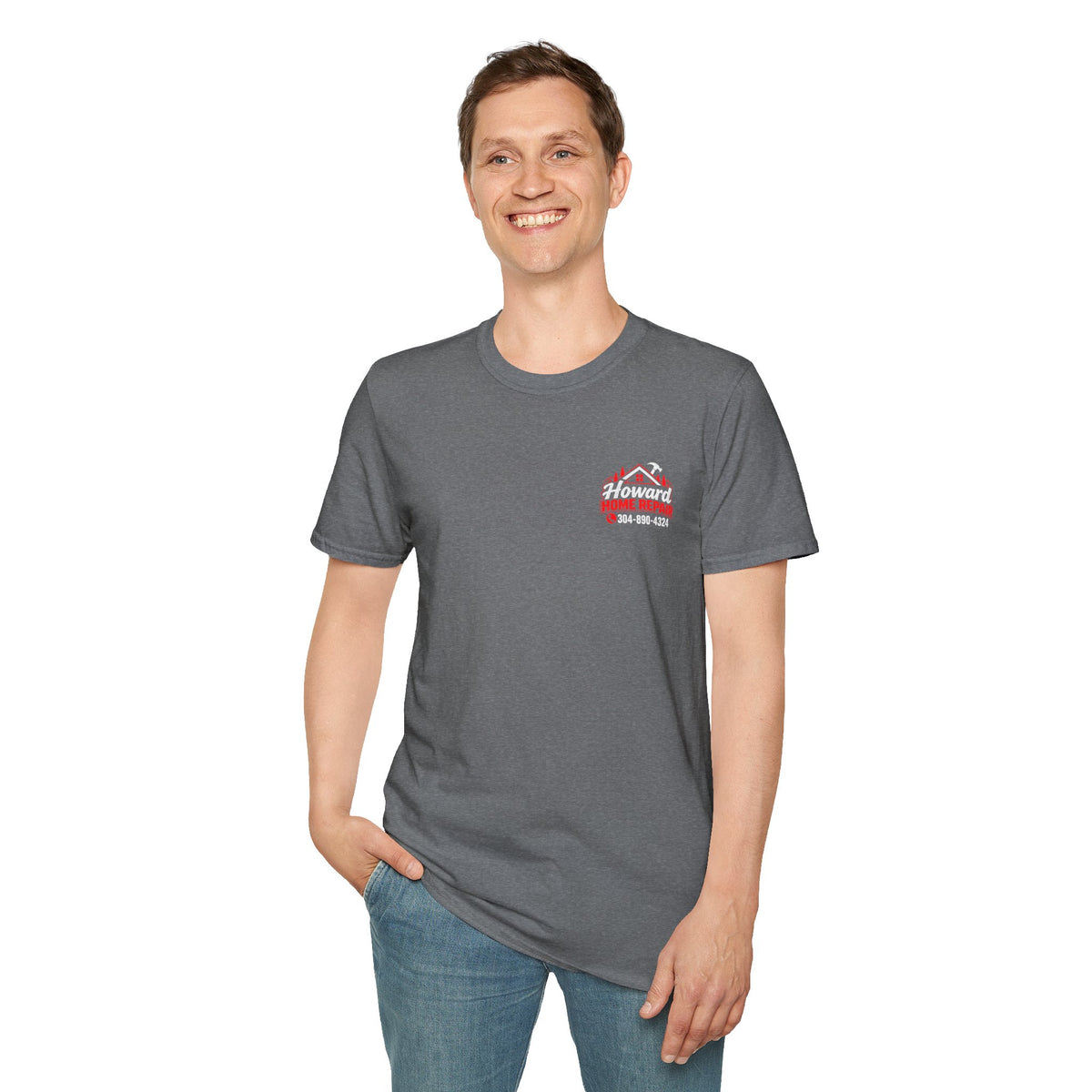 Home Repair T-Shirt — Howard Home Repair Logo & Phone Number