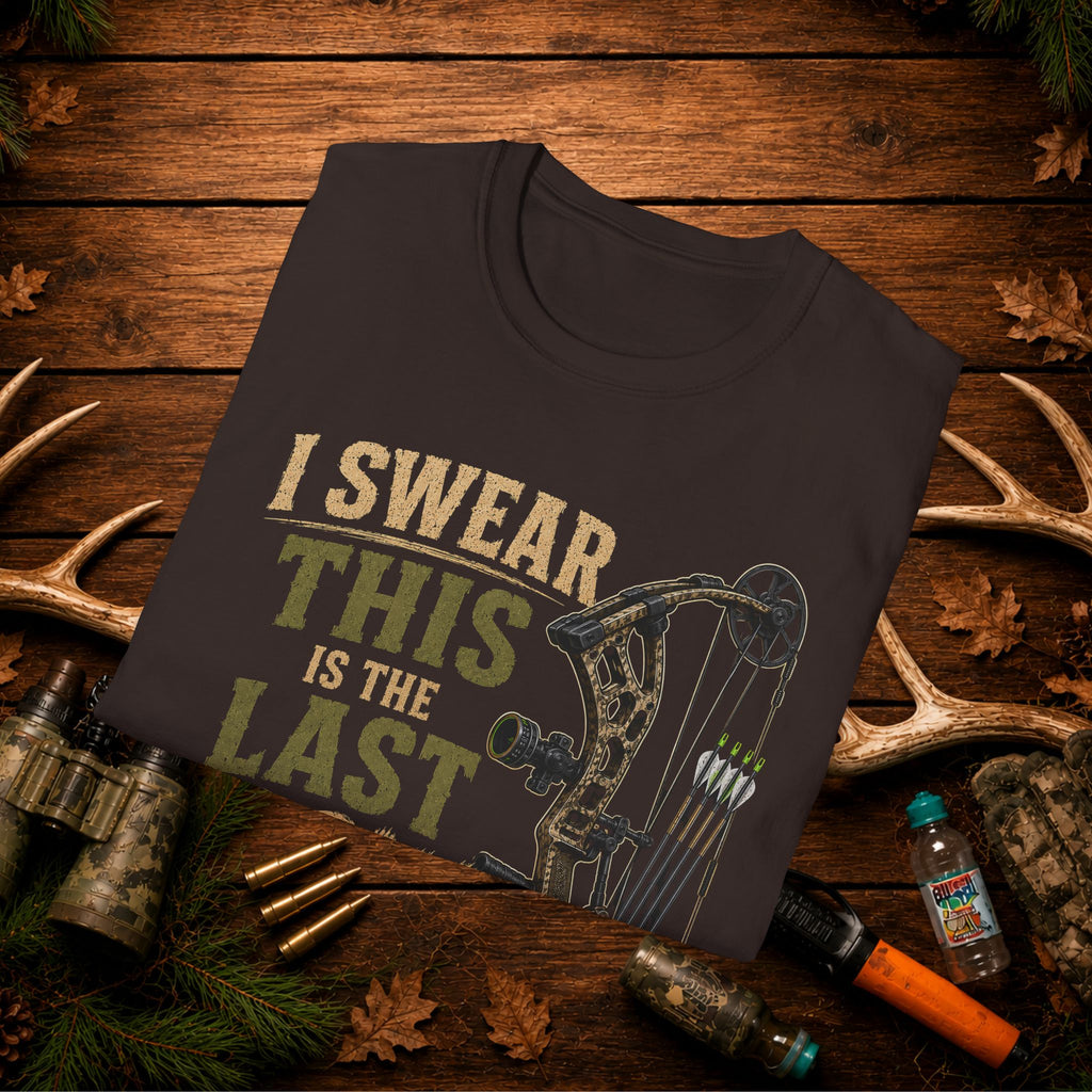 Bow Upgrade T-Shirt — “I Swear This Is the Last Bow Upgrade” Archery Tee