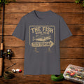 The Fish Were Here Yesterday T-Shirt — Vintage Fishing Tee for Anglers