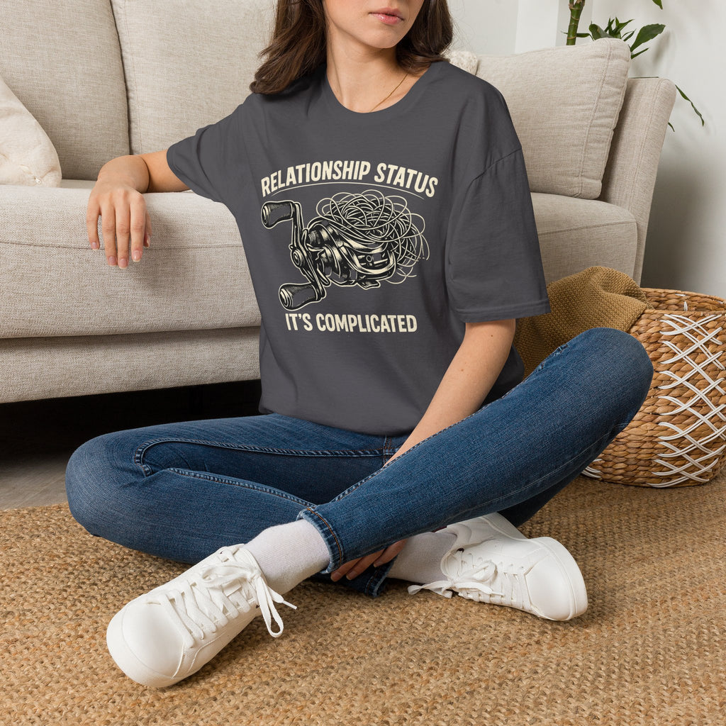 Relationship Status T-Shirt — 'It's Complicated' Funny Fishing Tee