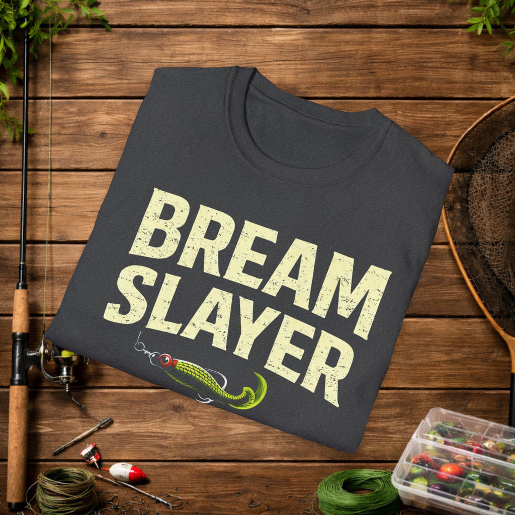 Bream Slayer Shirt – Limits or GTFO Fishing Tee – Crappie & Panfish Angler Shirt – Funny Fishing Shirt for Fishermen