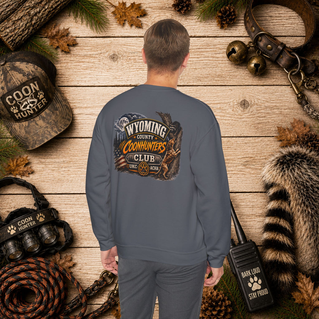 Wyoming Coonhunters Club Crewneck Sweatshirt