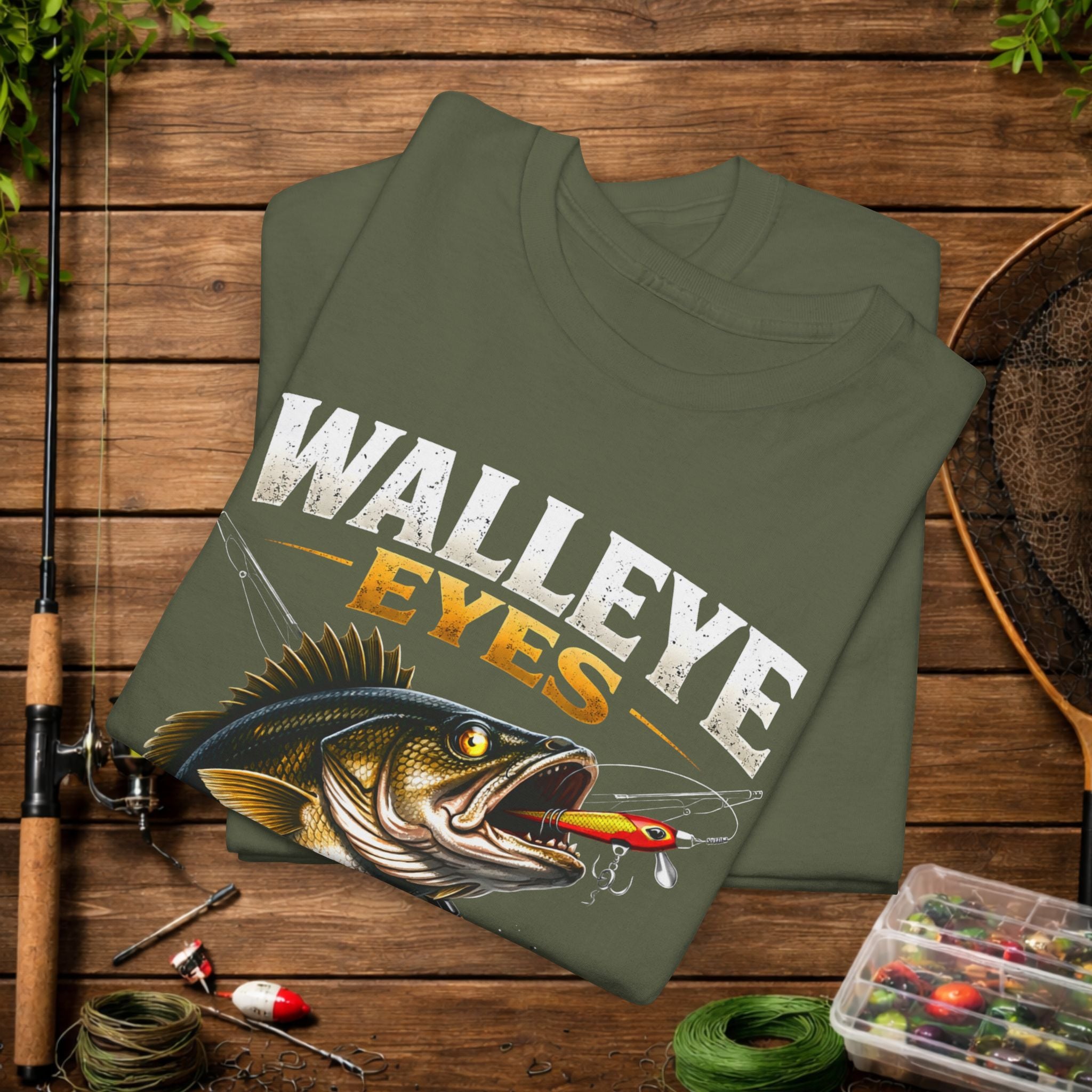 Walleye Fishing Shirt – Walleye Eyes on the Prize Tee – Funny Angler Shirt – Fisherman Gift