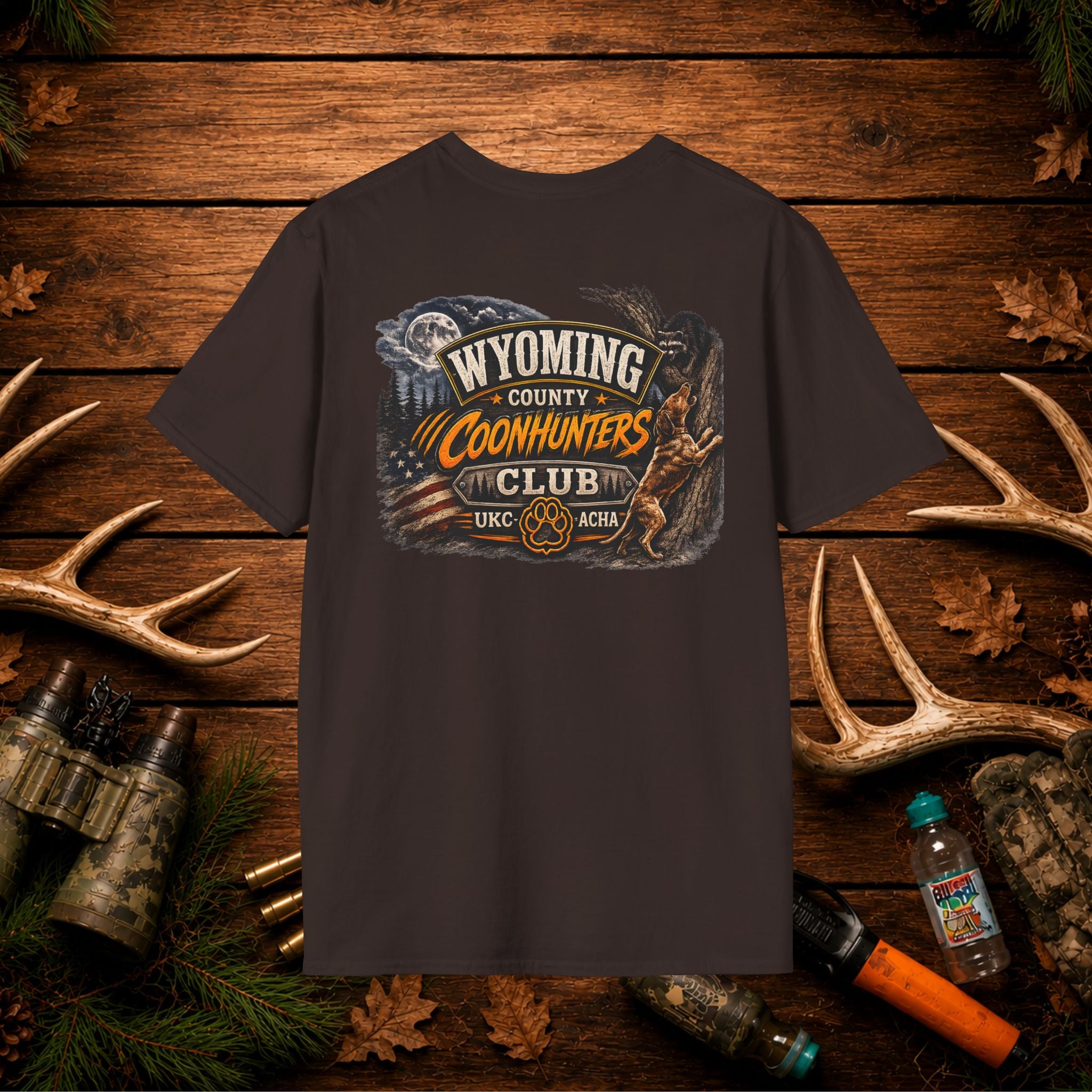 Wyoming county coonhunters club banner