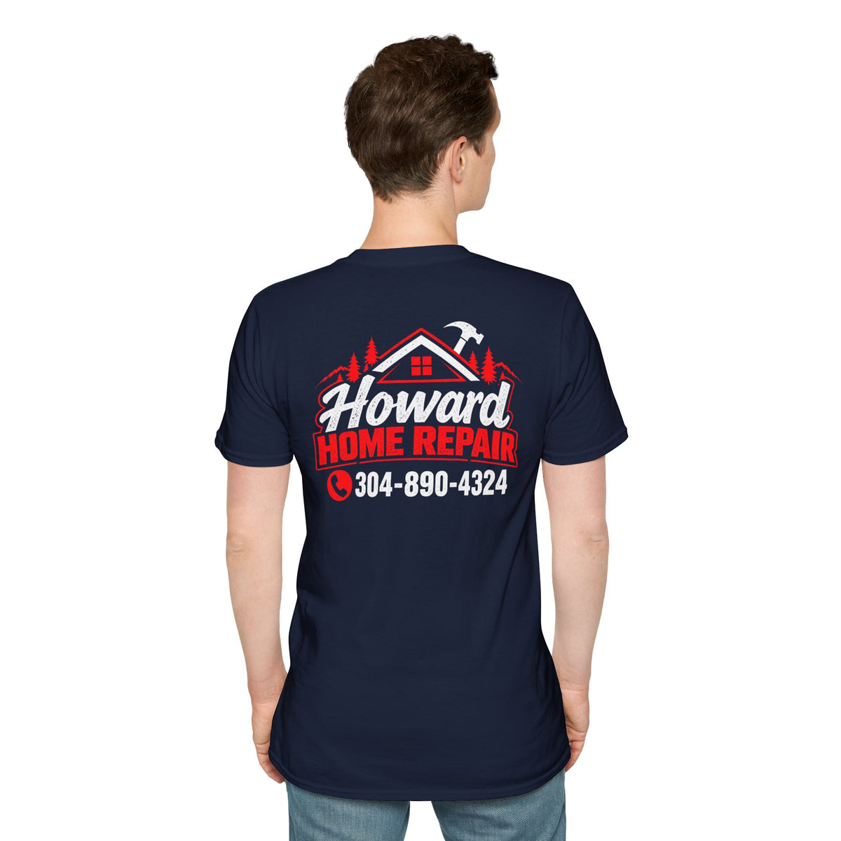 Home Repair T-Shirt — Howard Home Repair Logo & Phone Number