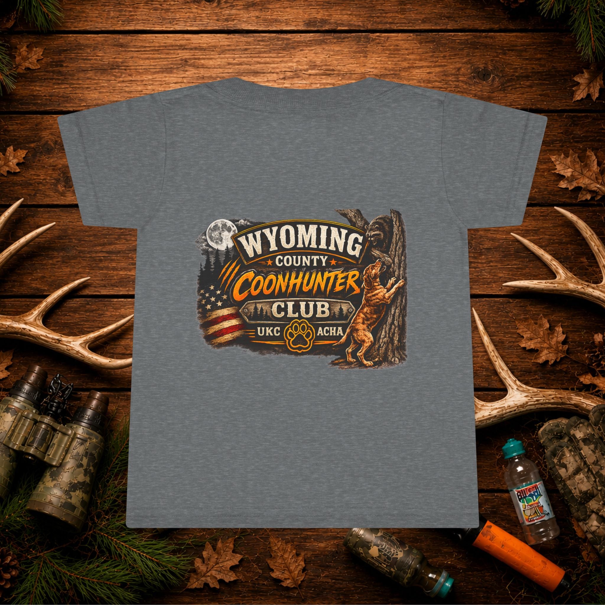 Toddler T-Shirt — Wyoming County Coonhunter Club Graphic Tee