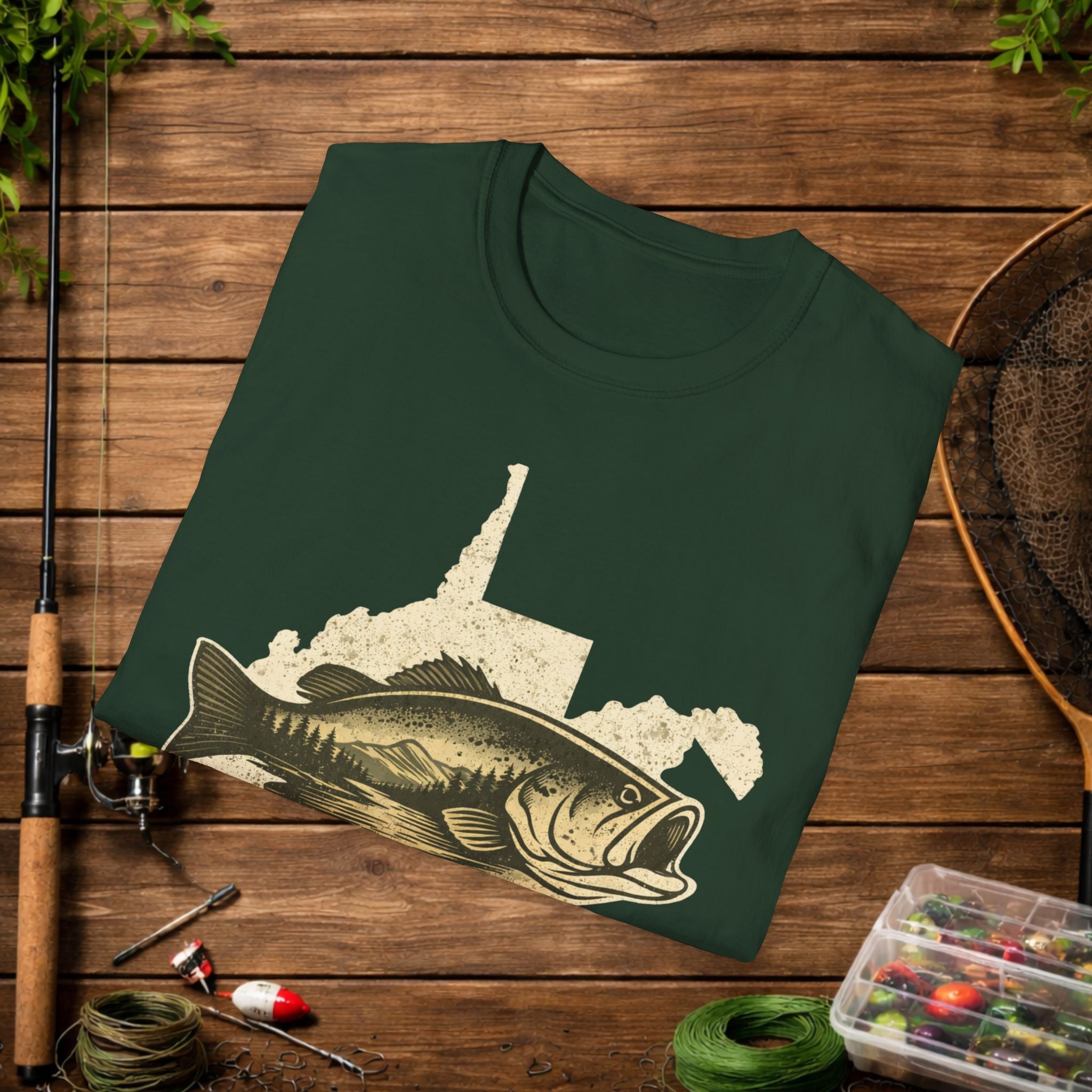Bass Fishing Shirt Vintage | Largemouth Bass Graphic Tee | Fisherman Gift | Outdoor Fishing Shirt | Angler Apparel | Lake Life Tee