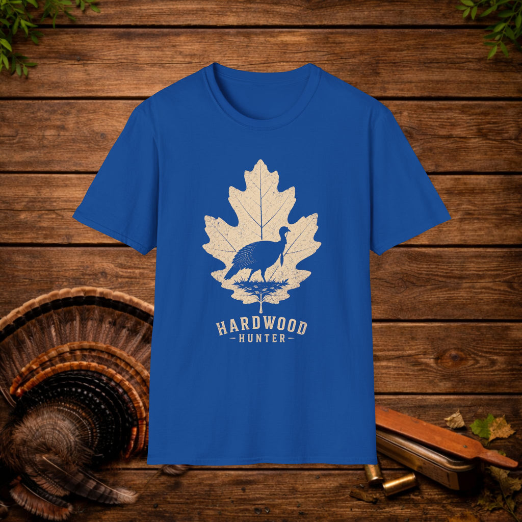 Hardwood Hunter Turkey T-Shirt — Autumn Leaf Turkey Graphic Tee