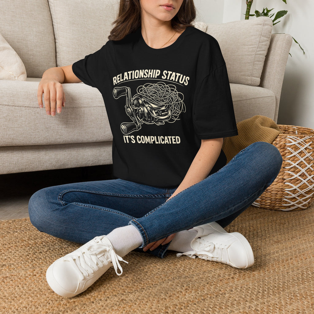 Relationship Status T-Shirt — 'It's Complicated' Funny Fishing Tee