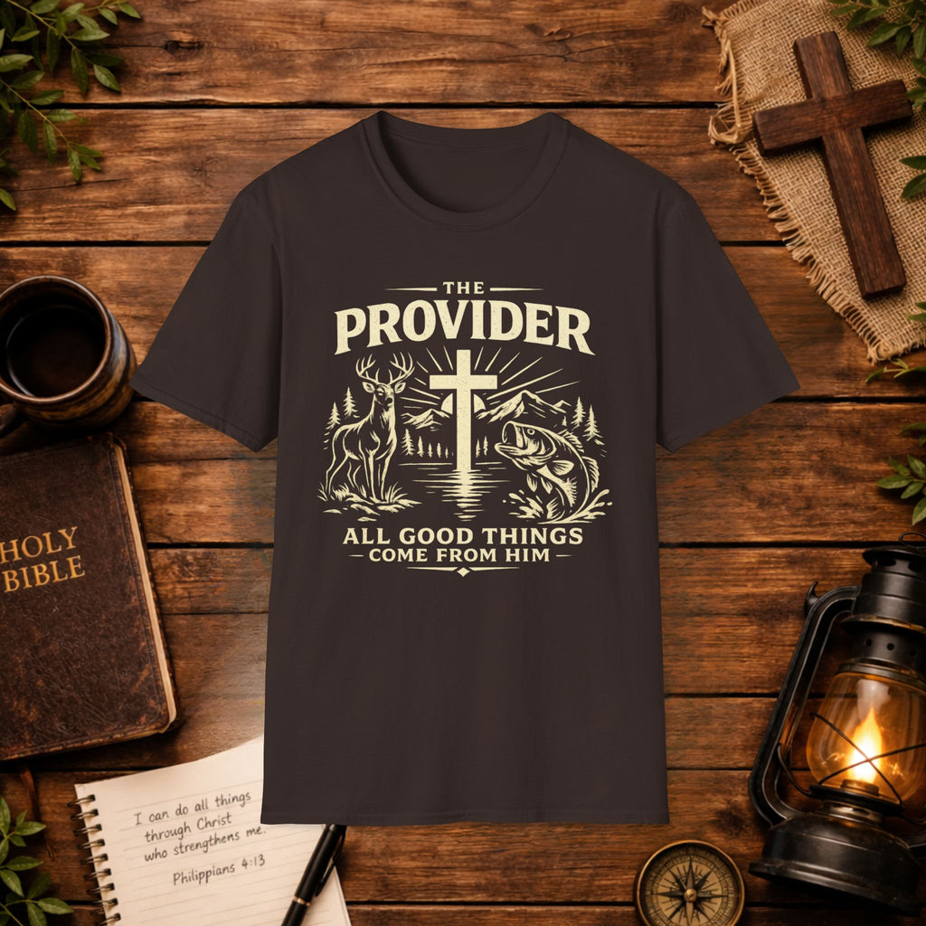 The Provider Cross T-Shirt — Christian Faith Jesus Shirt