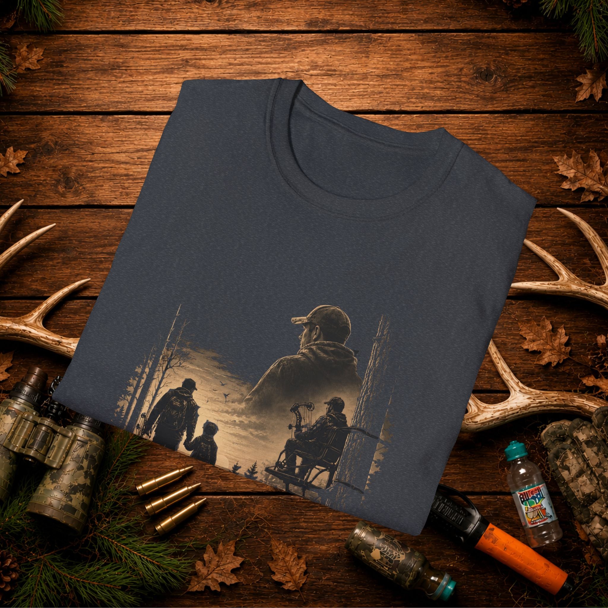 Always With Me Deer Hunting T-Shirt – Vintage Memorial Tee