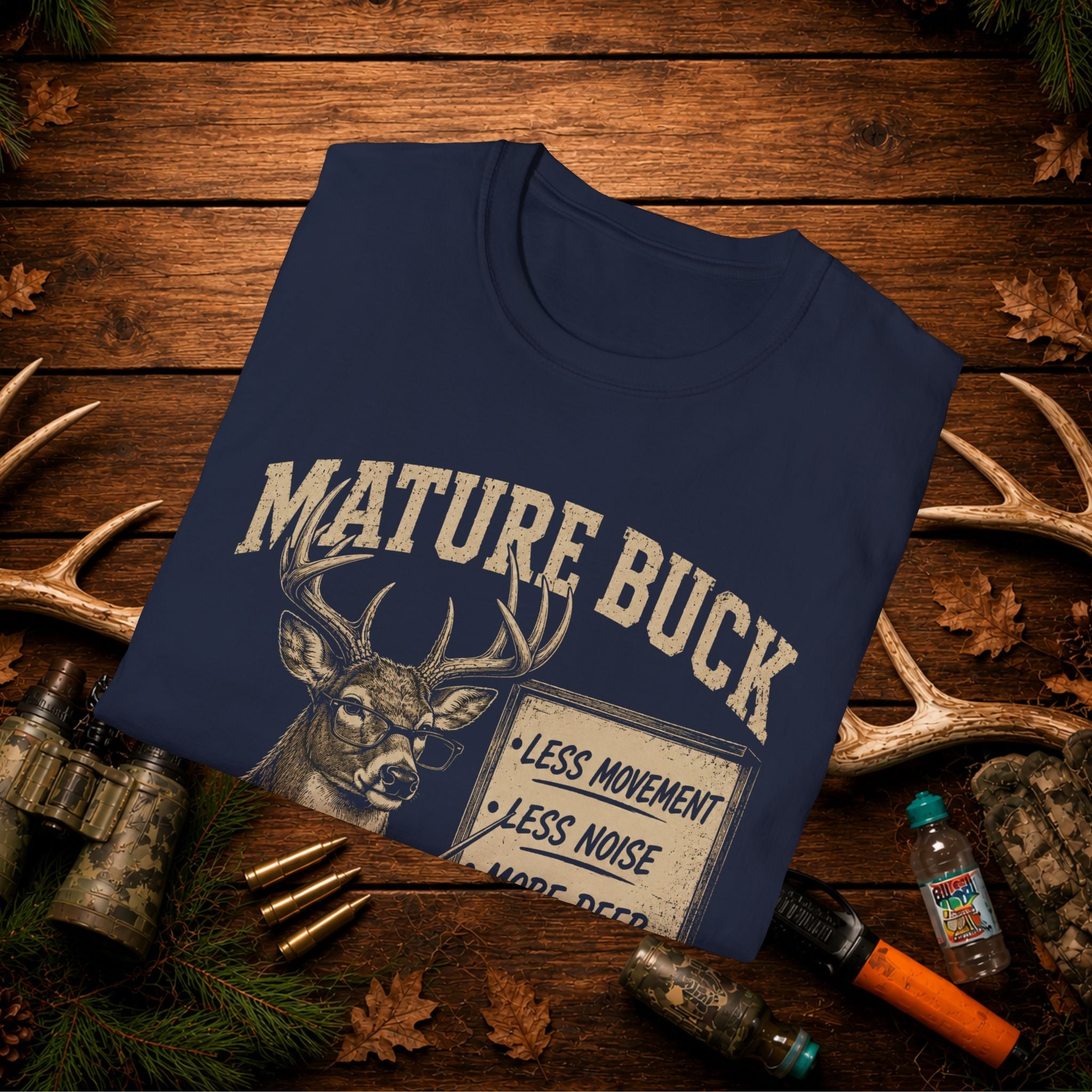 Mature Buck Educator T-Shirt — Funny Deer Hunting Tee