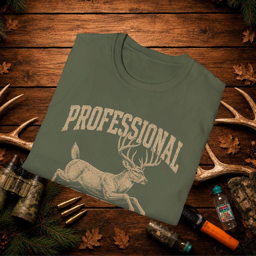 Professional Deer Spooker T-Shirt — Funny Hunting Shirt for Outdoorsmen