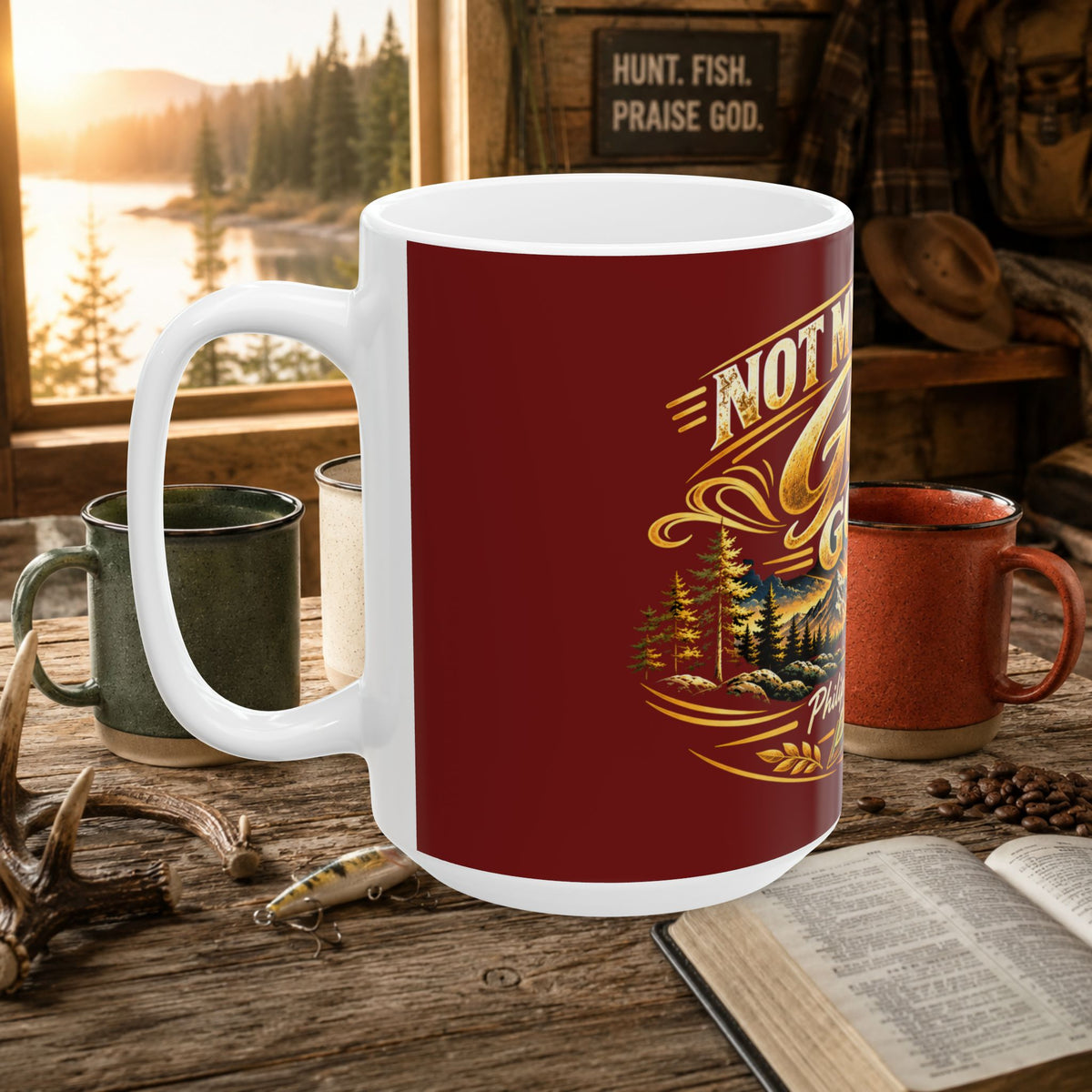Not My Problem — God’s Got It Ceramic Mug (Philippians 4:6-7)