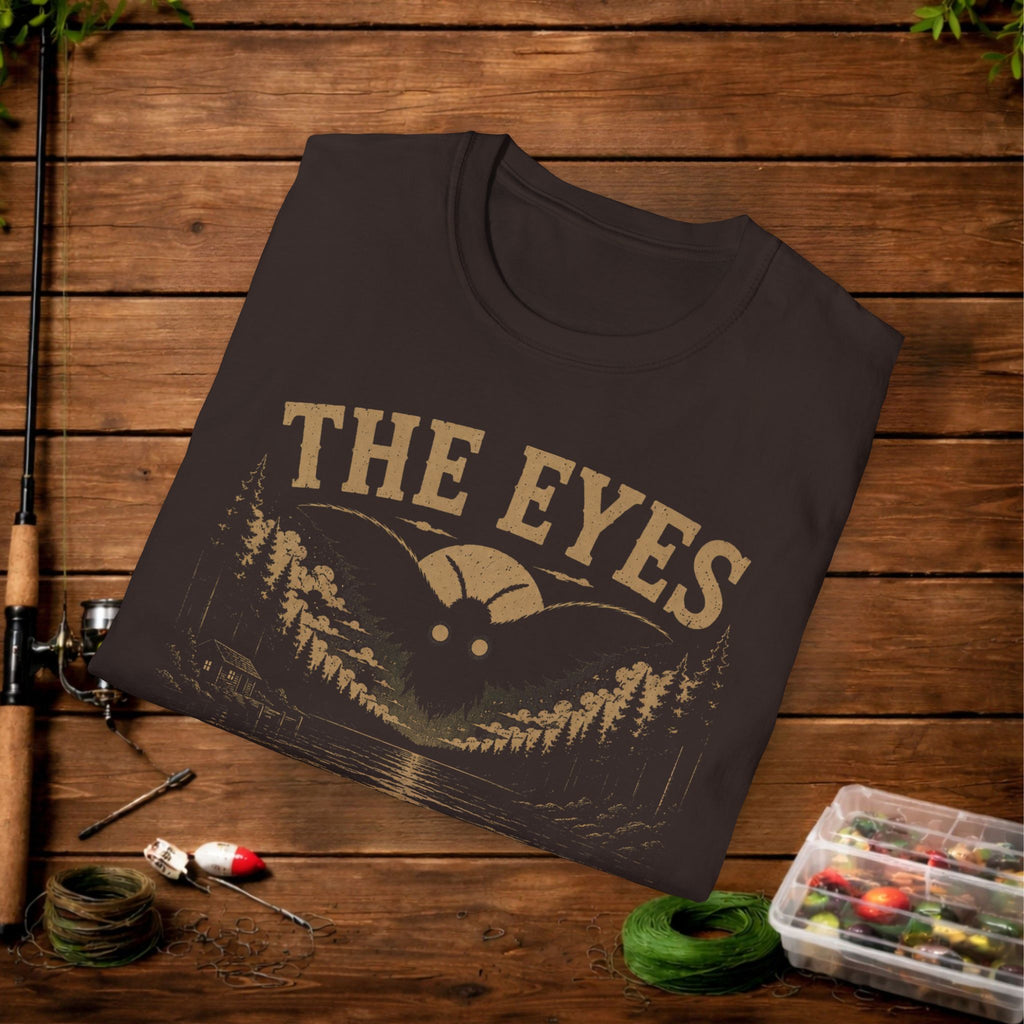 T-Shirt — "The Eyes" Fishing & Night Outdoors Graphic Tee