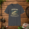 River Rat Catfishing Shirt – Midnight Catfishing Club Tee – Night Fishing T-Shirt – Catfish Angler Gift
