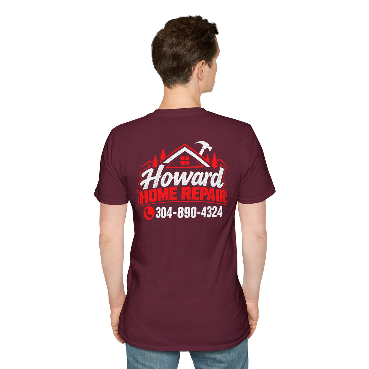 Home Repair T-Shirt — Howard Home Repair Logo & Phone Number
