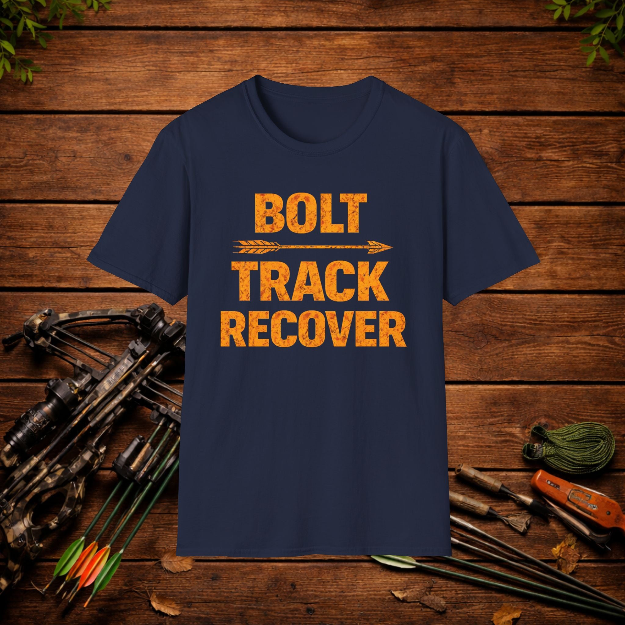 Bolt Track Recover Crossbow Hunting Shirt – Deer Hunting Tee – Bowhunter Apparel – Hunter Gift