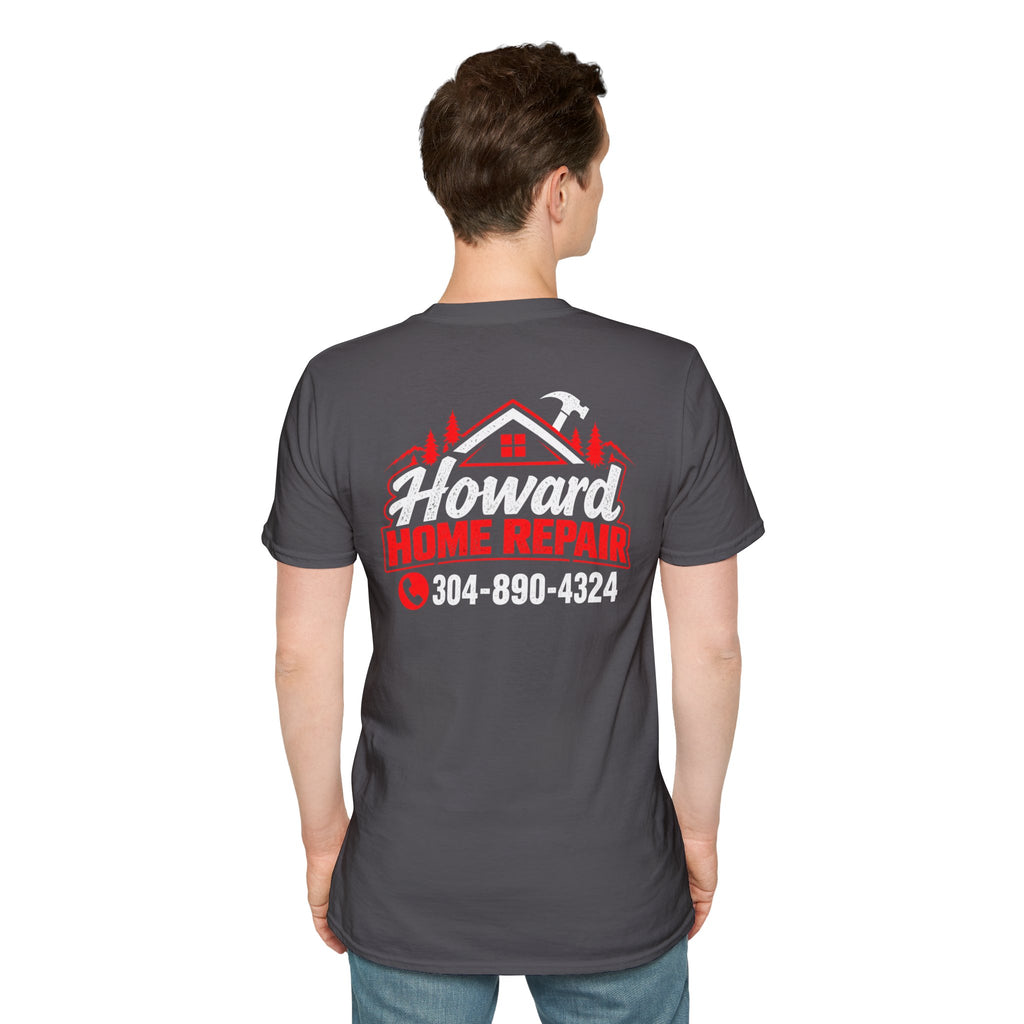 Home Repair T-Shirt — Howard Home Repair Logo & Phone Number