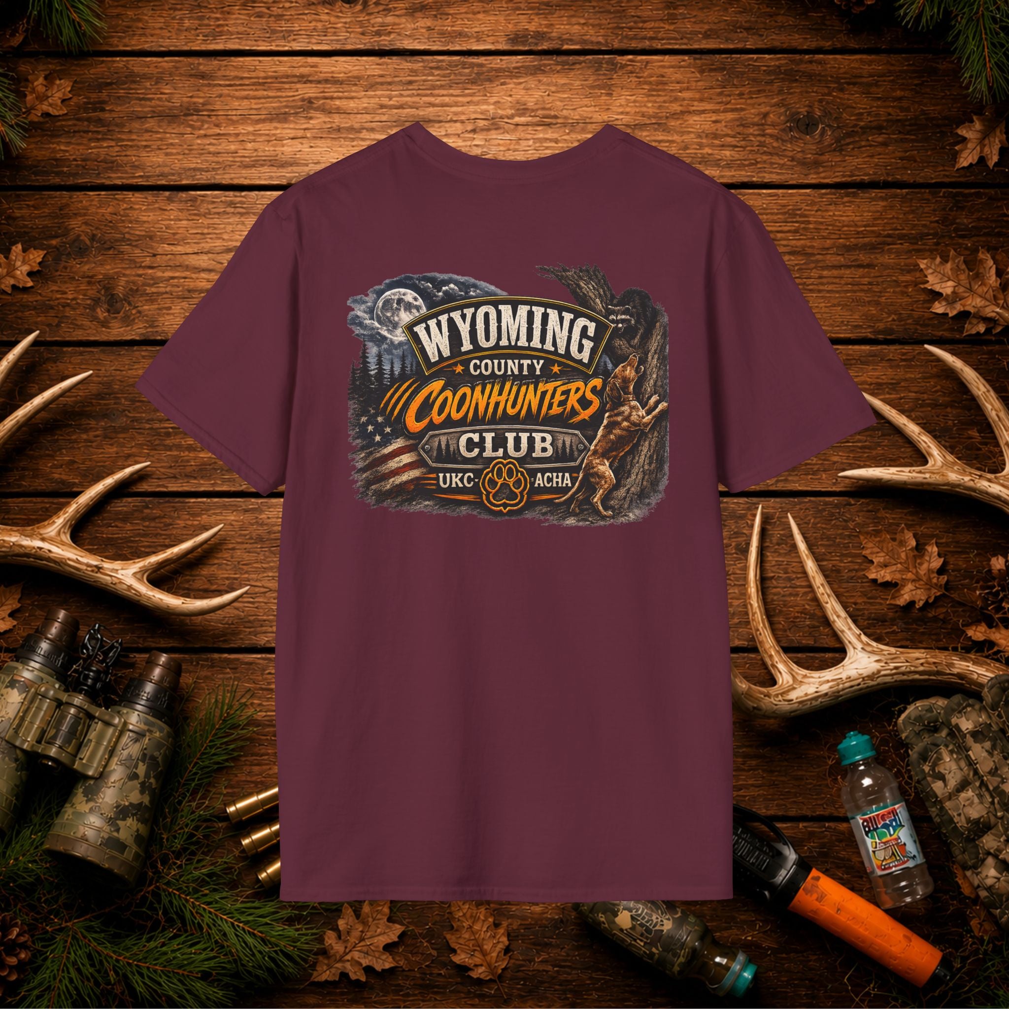 Wyoming county coonhunters club banner
