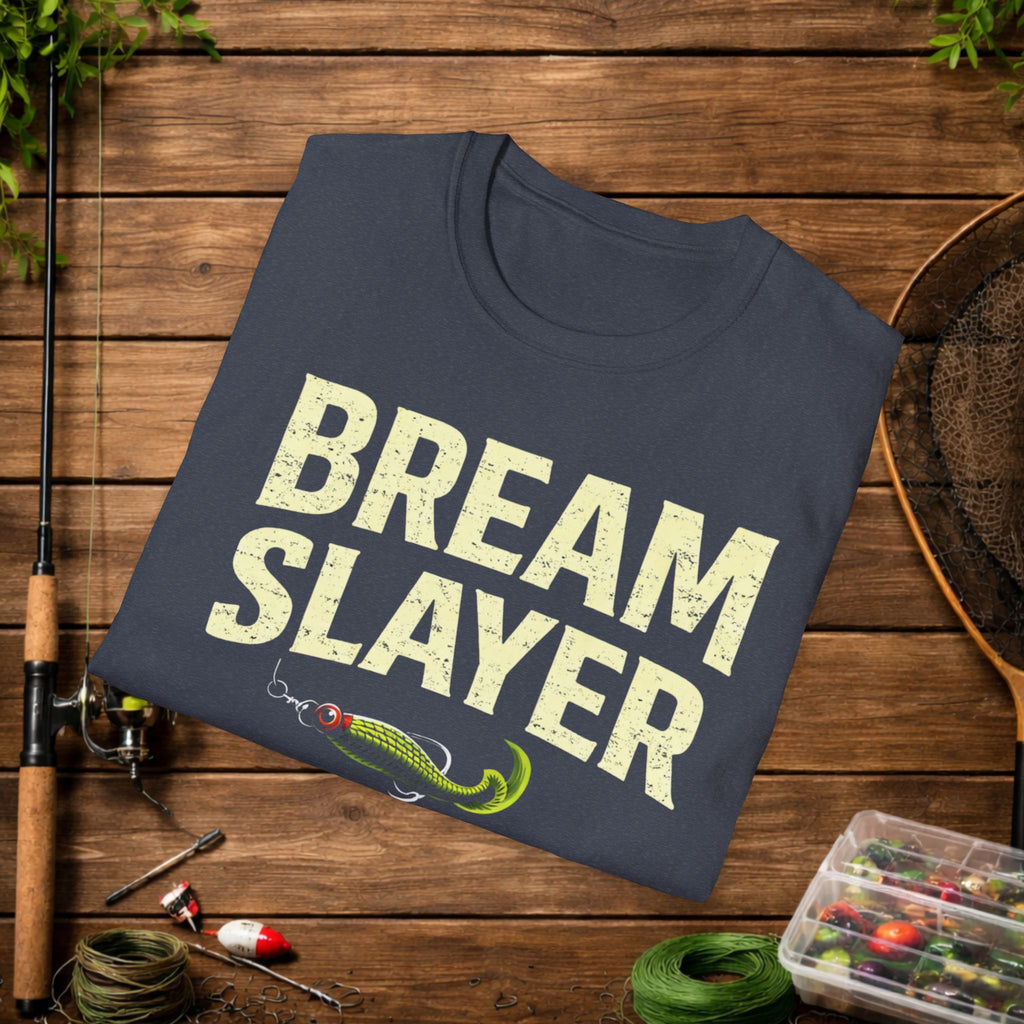 Bream Slayer Shirt – Limits or GTFO Fishing Tee – Crappie & Panfish Angler Shirt – Funny Fishing Shirt for Fishermen