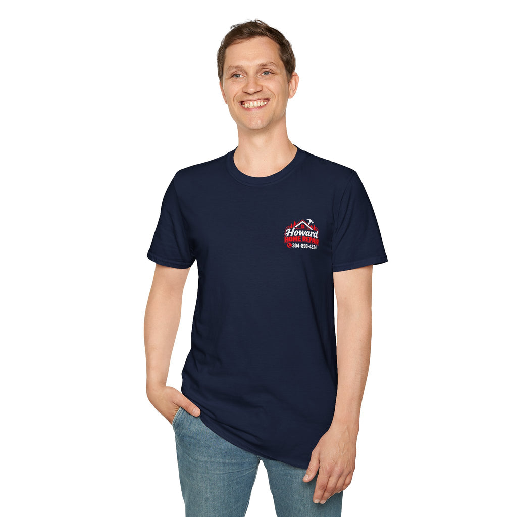 Home Repair T-Shirt — Howard Home Repair Logo & Phone Number