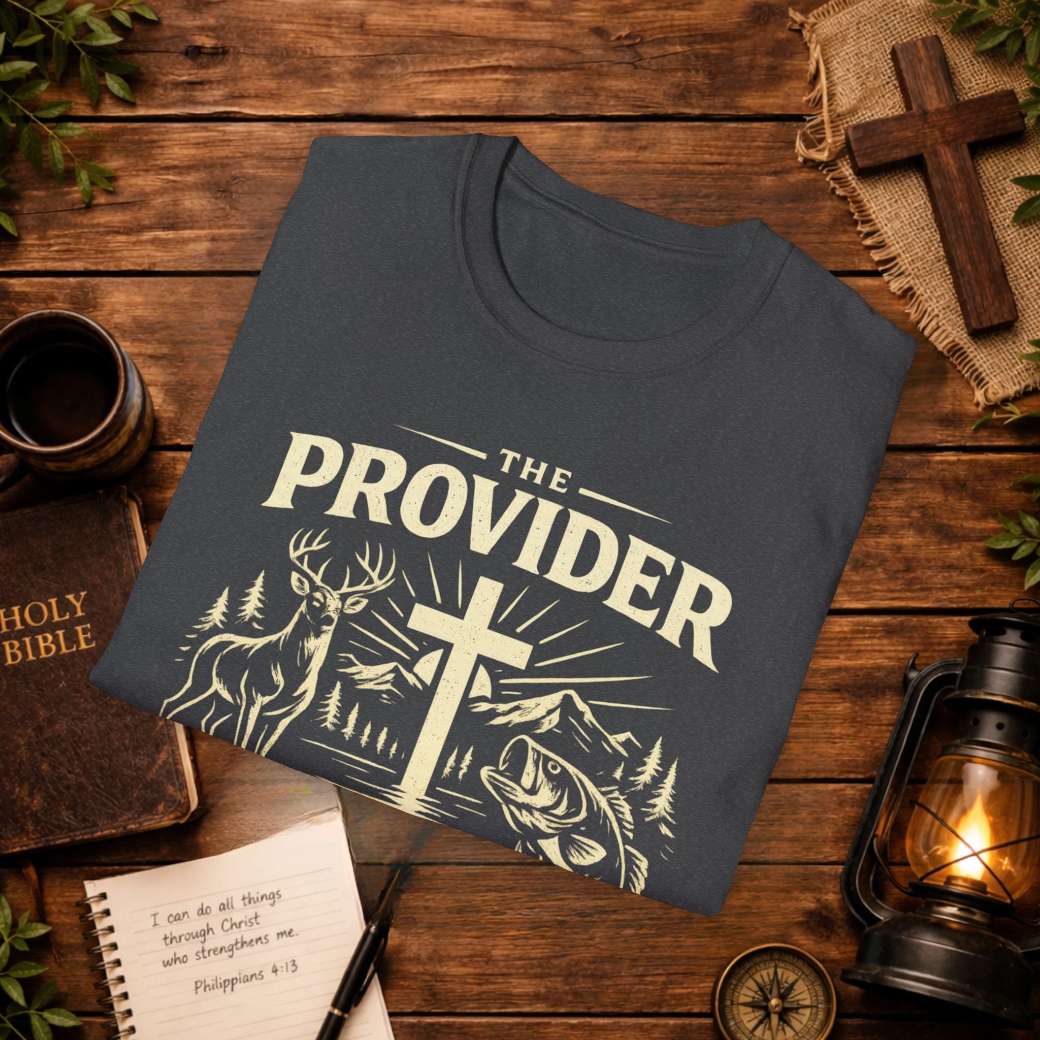 The Provider Cross T-Shirt — Christian Faith Jesus Shirt