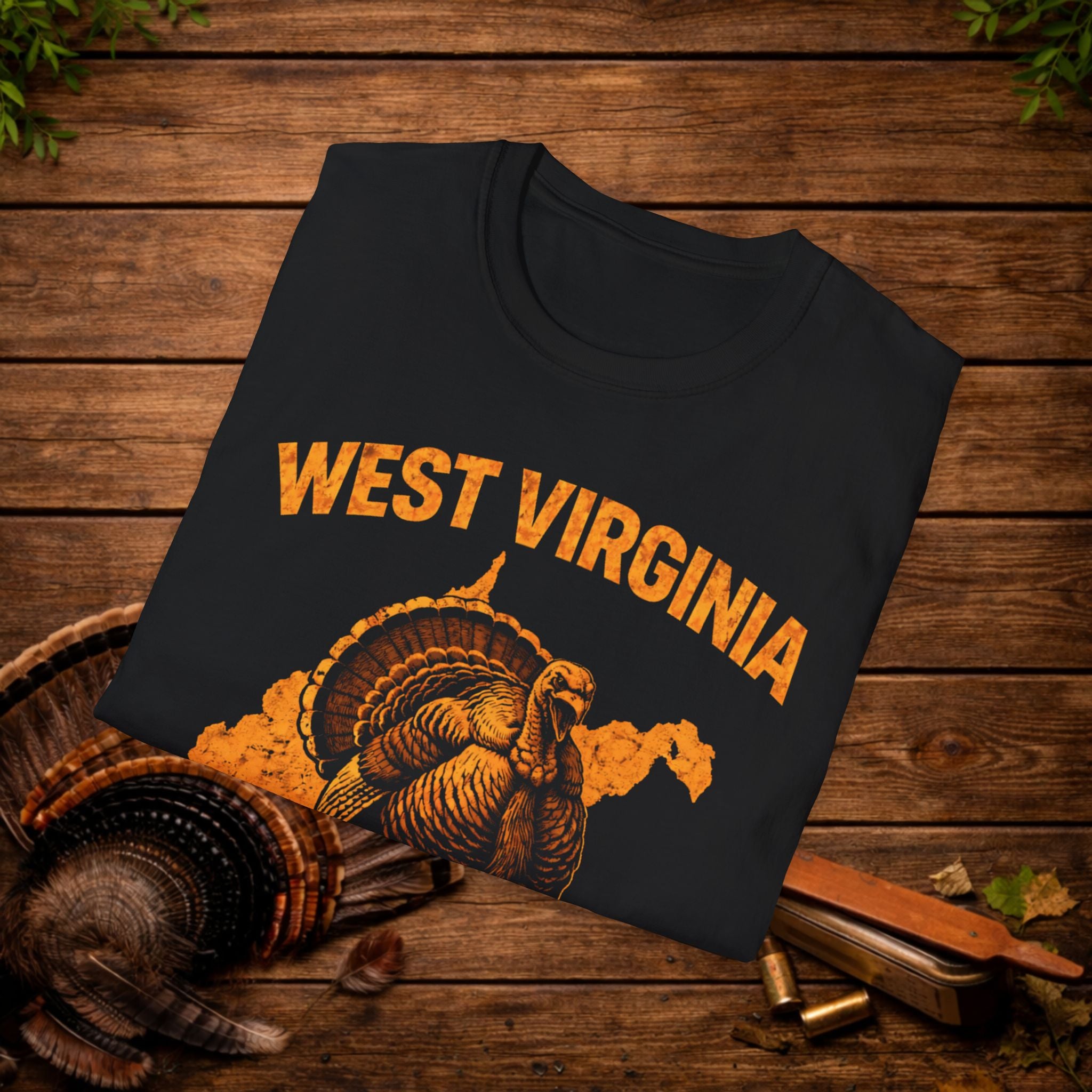 West Virginia Strut Turkey Hunting Shirt – WV Gobbler Tee – Mountain State Turkey Season Shirt – Hunter Gift