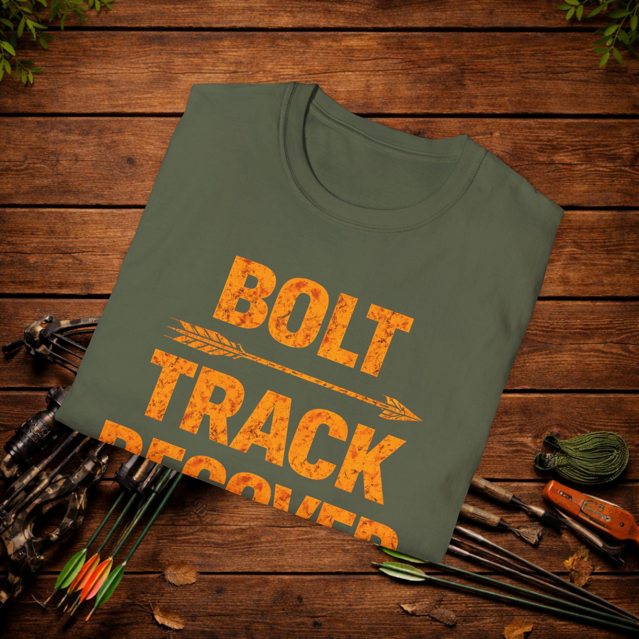Bolt Track Recover Crossbow Hunting Shirt – Deer Hunting Tee – Bowhunter Apparel – Hunter Gift