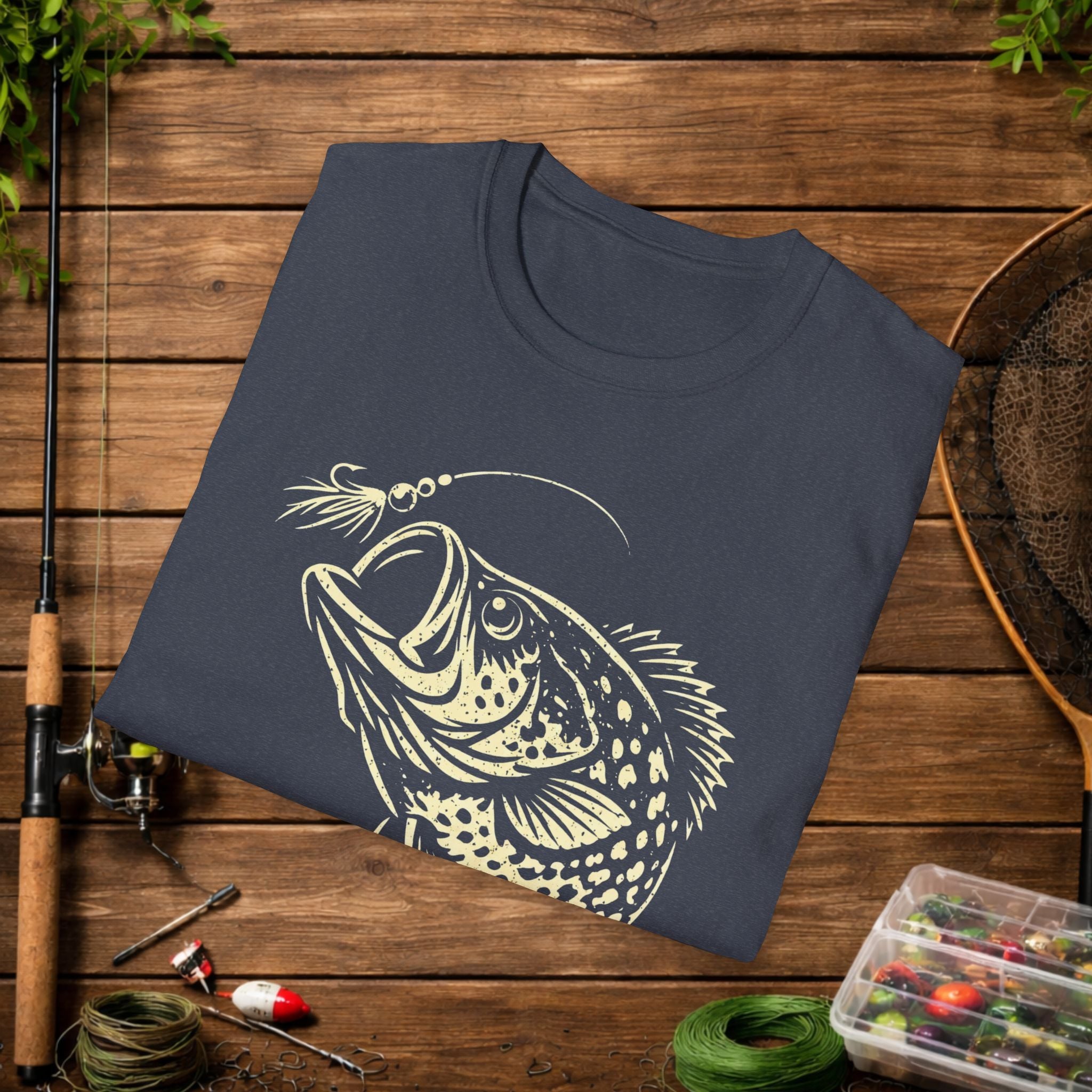 Bream Slayer Shirt – Panfish Assassin Fishing Tee – Stack Slabs Crappie Angler Shirt – Funny Fishing Shirt for Fishermen
