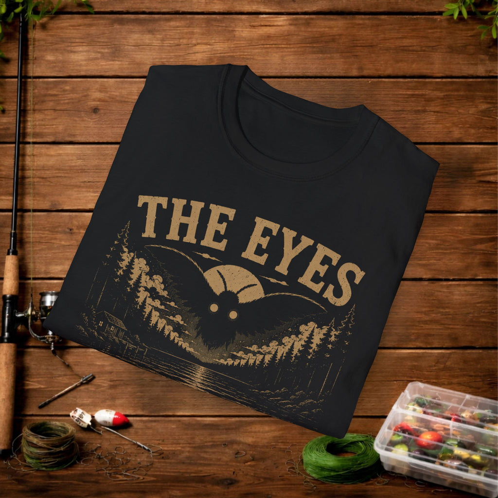 T-Shirt — "The Eyes" Fishing & Night Outdoors Graphic Tee