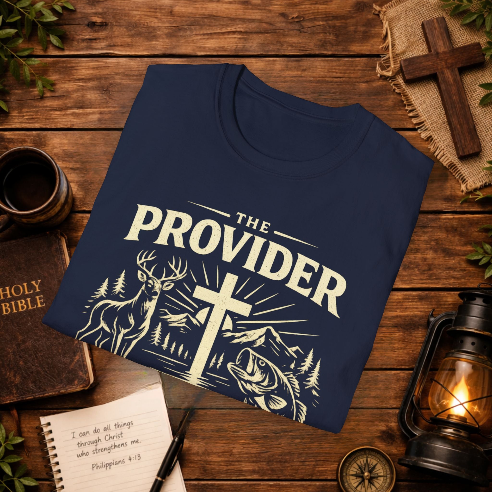 The Provider Cross T-Shirt — Christian Faith Jesus Shirt