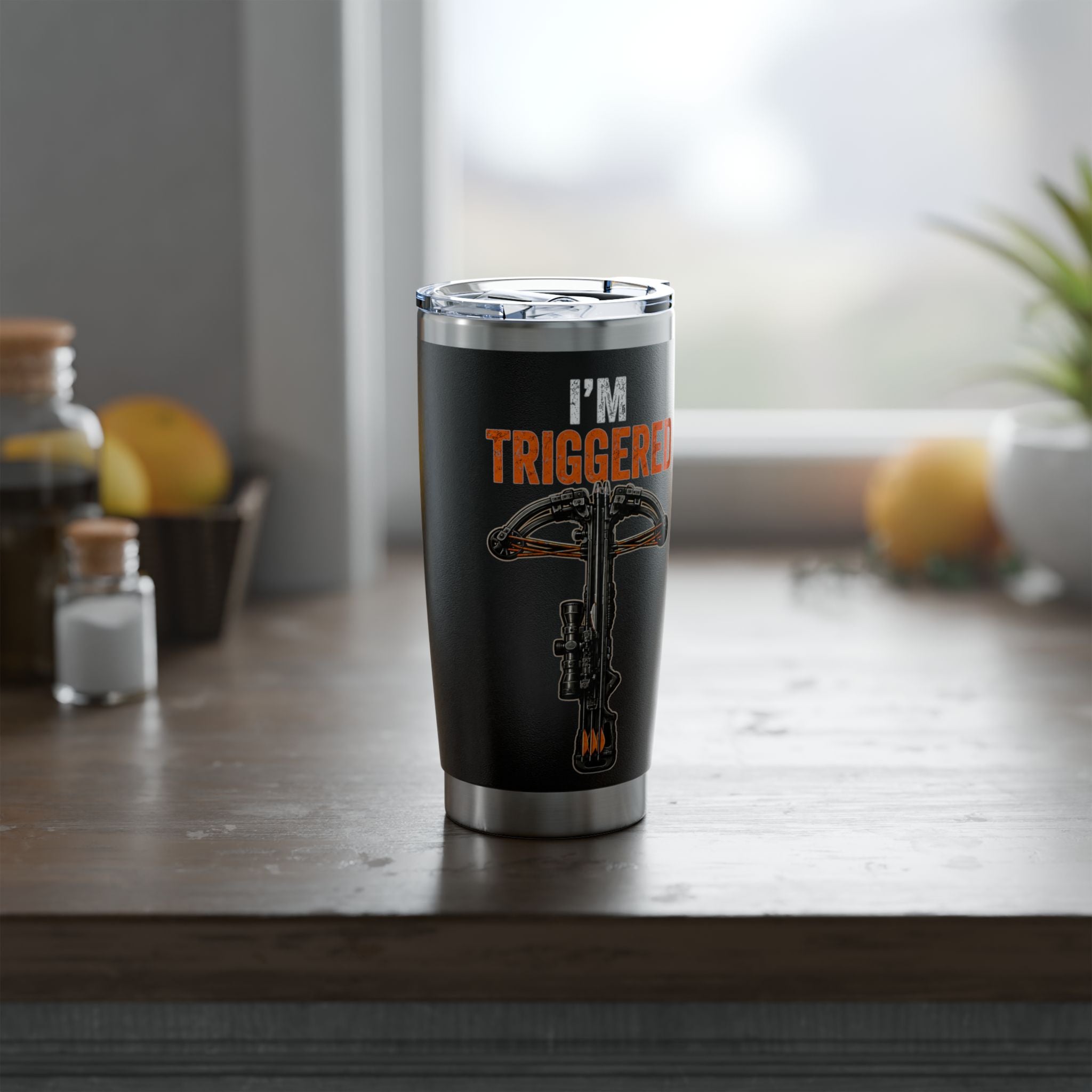 I'm Triggered, I'm Offended 20oz Insulated Tumbler – Funny Hunting Travel Mug