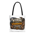 Coonhunters Club Wyoming Tote Bag — Vintage Hunting Patch Design