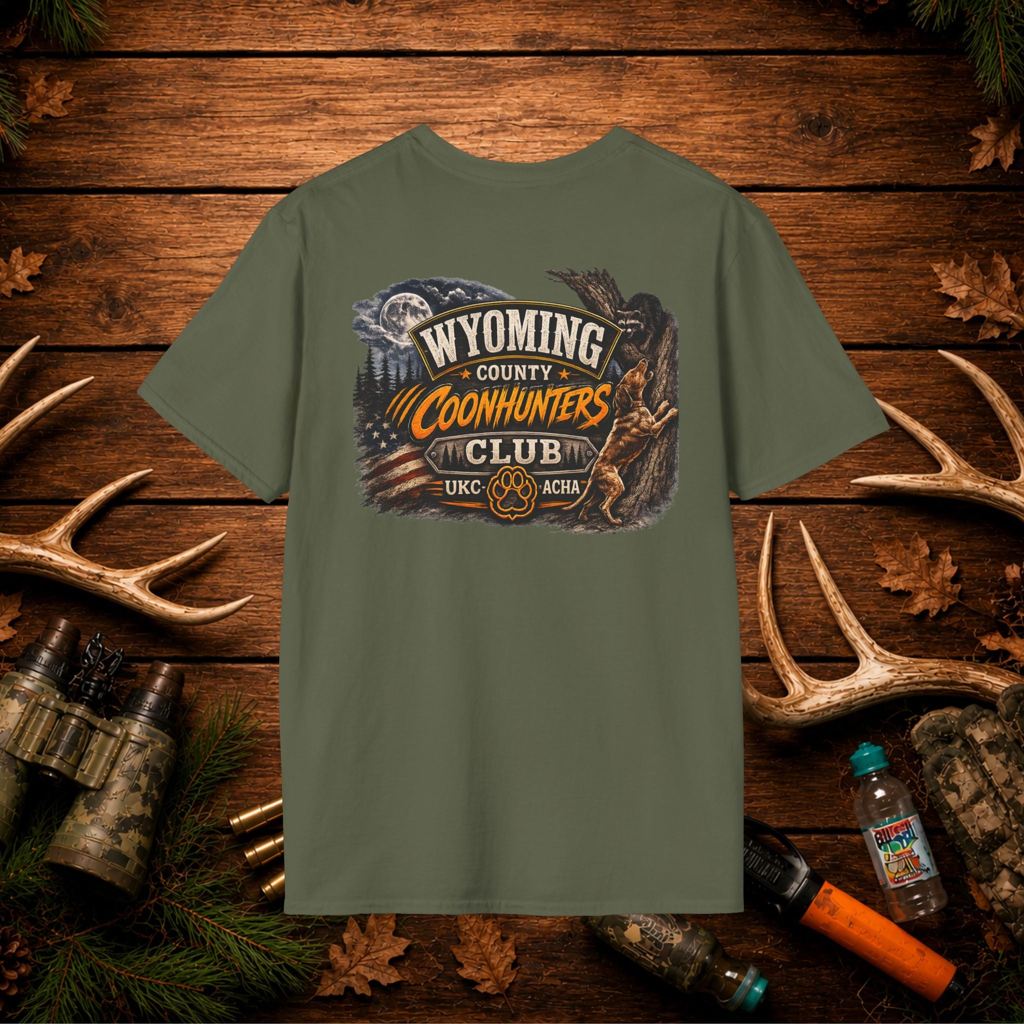 Wyoming county coonhunters club banner