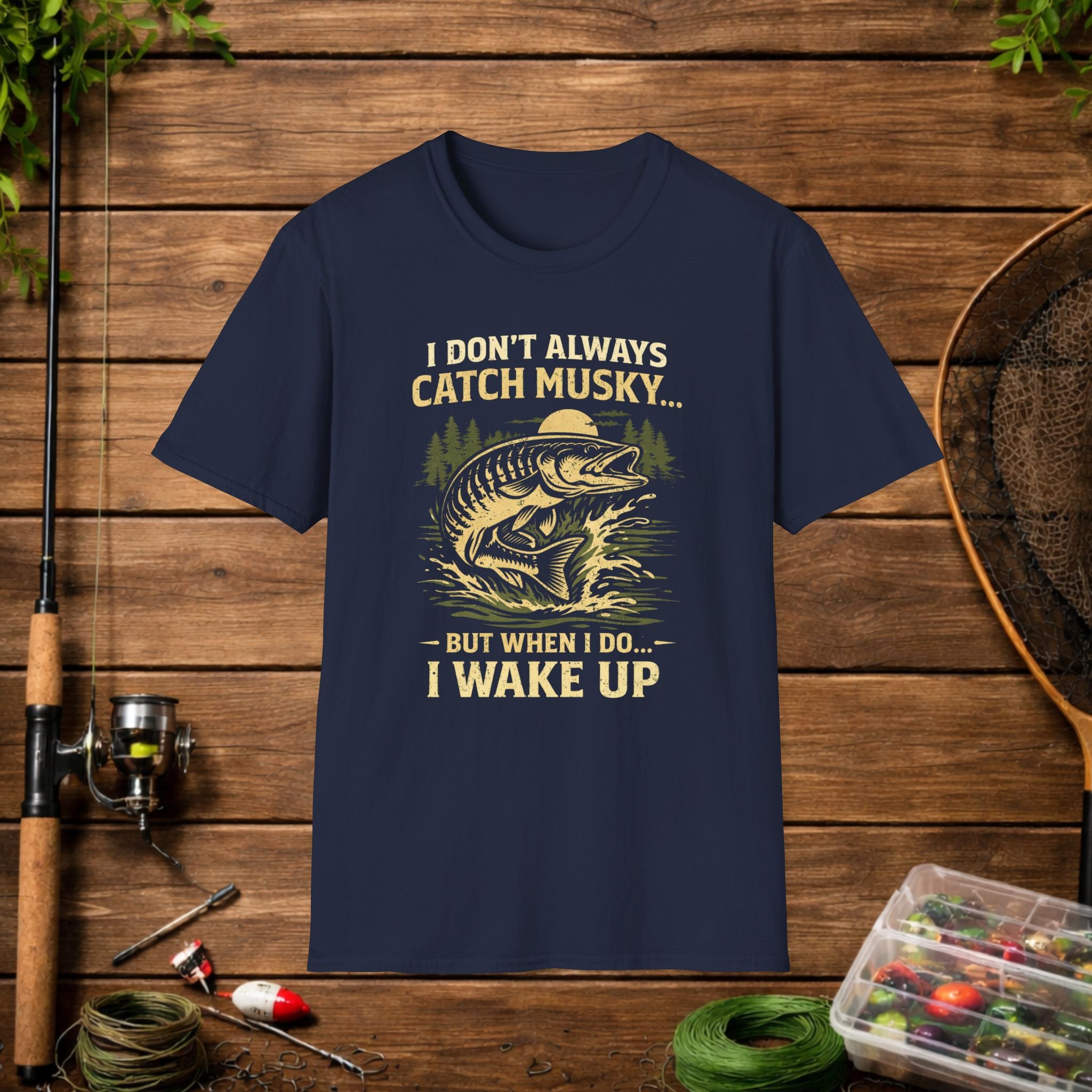Funny Musky Fishing Shirt – I Don’t Always Catch Musky – Muskie Fisherman Tee – Fishing Humor Shirt – Angler Gift