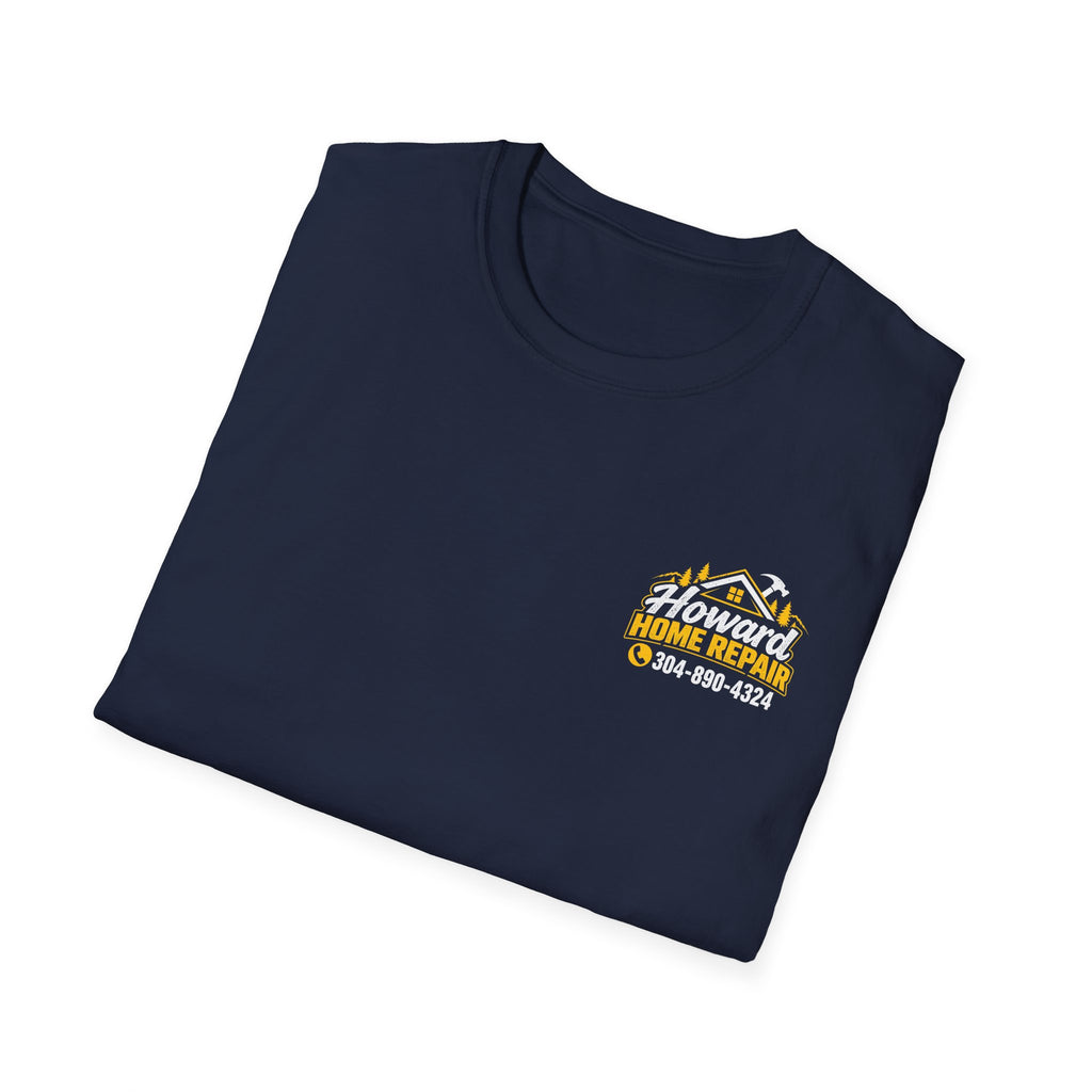 Home Repair T-Shirt — Small Yellow House Logo